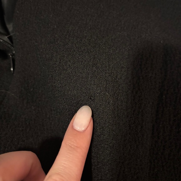 Vintage silk dress with real feather trim and silver sequins black mini midi - Picture 13 of 16